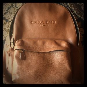 Coach Charles leather back pack